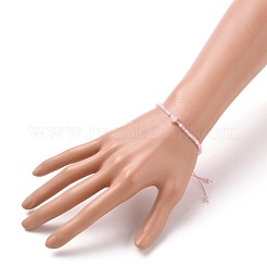 Регулируемые нейлоновые нити плетеные браслеты из бисера&nbsp;BJEW-JB05658-01