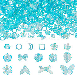 182шт 100г прозрачные акриловые бусины&nbsp;OACR-TA0003-69A