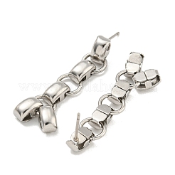 Boucles d'oreilles à tige en acier inoxydable 304 résistant au ternissement&nbsp;EJEW-S229-03P