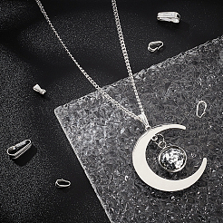 12 шт. 3 размера 925 из стерлингового серебра с застежкой-кнопкой STER-PH0001-60