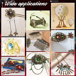 16 шт. 8 стильные железные колпачки для бусин IFIN-PH0001-86