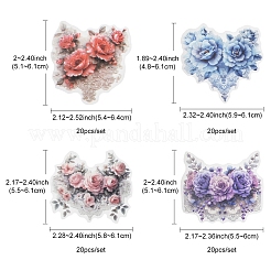 4 комплект травяных баллад винтажные наклейки DIY-FS0008-69-02