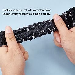 Эластичная отделка из пластикового блестка PVC-PH0001-07