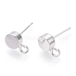Messing Ohrstecker Zubehör&nbsp;KK-WH0065-03S-NF