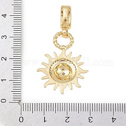 Латунные микро проложить кубического циркония подвески&nbsp;LS-KK-H518-01A-G