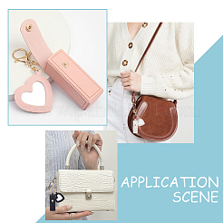 3 шт. 3-х цветные сумки для хранения помады из искусственной кожи HJEW-WR0001-08A