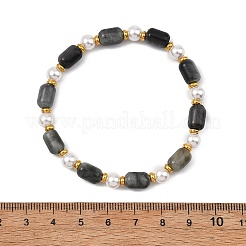 Stretch-Armbänder aus natürlichem Adleraugenstein&nbsp;BJEW-JB13865-01