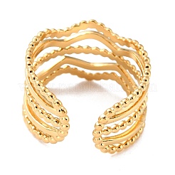 Ионное покрытие (ip) кольца из нержавеющей стали 304 RJEW-L102-17G