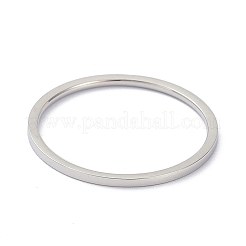 Bague en forme de dôme uni polie anti-ternissement de 1 mm pour fille et femme&nbsp;RJEW-C012-02A-P