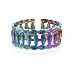 Кольцо-манжета в форме витой веревки из нержавеющей стали 304&nbsp;RJEW-N038-083