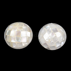 Натуральные белые бусины из ракушек SHEL-F007-16A