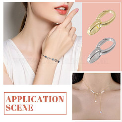 4 шт. 2-х цветные латунные кольца для пружинных затворов KK-CA0002-72