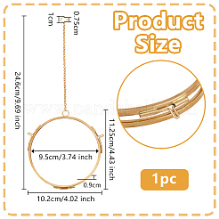 Cadres photo suspendus en laiton&nbsp;DIY-WH0888-609D