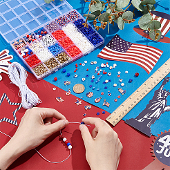 Kit fai da te per realizzare una bandiera americana&nbsp;DIY-PH0038-96