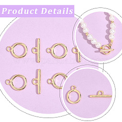15 pz. fermagli ad anello in ottone&nbsp;KK-BBC0028-42