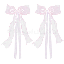 Кружевные броши-банты для одежды&nbsp;JEWB-WH20014-06E