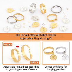 Набор для самостоятельного изготовления кольца с заглавной буквой алфавита STAS-NB0001-88