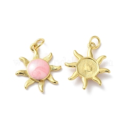 Подвески из латуни с эмалью в стойку KK-D074-05G