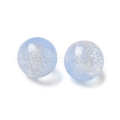 Двухцветные бусины из смолы&nbsp;LS-RESI-Q025-02C-B