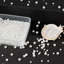 180 pz senza foro abs plastica imitazione perle rotonde perline&nbsp;MACR-LS0001-03
