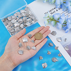 120 pièces 6 styles pendentifs en alliage de style tibétain&nbsp;TIBEP-DC0001-32