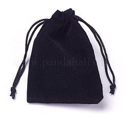 Kordeltaschen aus Samtgewebe&nbsp;TP-C001-50x70mm-4