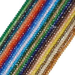 23 brins 23 brins de perles de verre électrolytique de couleurs&nbsp;EGLA-TA0013-80C