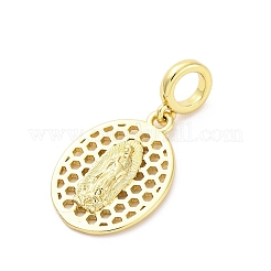 Латунные европейские подвески-талисманы с изображением Девы Марии KK-D325-26G-01