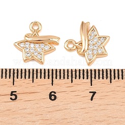 Латунные микро проложить кубического циркония подвески&nbsp;KK-L261-03G