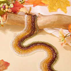 7 нить нити стеклянных бусин 7 цветов&nbsp;EGLA-TA0013-22