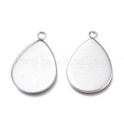 Устойчивые к потускнению кабошоны из нержавеющей стали 304 для модных ювелирных изделий STAS-M283-02P