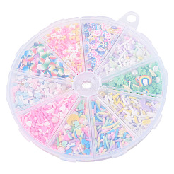 60гр 10 стиля кабошонов из полимерной глины ручной работы&nbsp;CLAY-TA0001-70