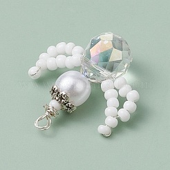 Стеклянные подвески из бисера PALLOY-MZ00355-01