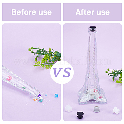 32 шт. 4-цветная силиконовая заглушка для бутылки AJEW-GF0008-08B