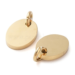 Pendentifs vierges estampés en acier inoxydable 304&nbsp;STAS-L022-182G-02