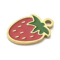 Подвески с фруктовой эмалью из нержавеющей стали 304&nbsp;LS-STAS-G362-04G-14