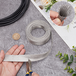 4 м плоская плетеная трубка из нержавеющей стали марки 304&nbsp;FIND-UN0016-16B