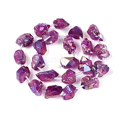 Perles d'améthyste naturelle brute&nbsp;G-Q610-05D