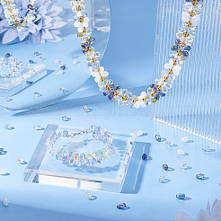 240 шт. 6 цвета прозрачные стеклянные подвески GLAA-PH0002-97