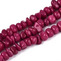 Окрашенные натуральные желтые нефритовые бусинки&nbsp;G-ZX005-13D