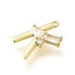 Латунные микро проложить кубического циркония подвески KK-M310-01G-11