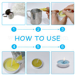 Алюминиевый стакан для свечи&nbsp;LS-AJEW-WH0299-83