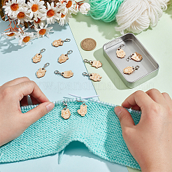 Деревянная подвеска в виде совы HJEW-NB00124