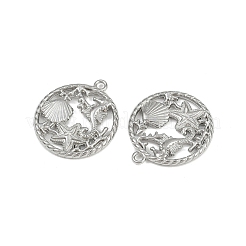 Подвески из нержавеющей стали 304 с тематикой океана STAS-F317-01N-P