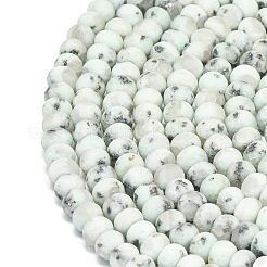 Природных кунжута яшмы бисер нитей G-P575-A52-6x4mm