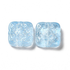 Spruzzare perle di vetro trasparente dipinte&nbsp;GLAA-J102-05