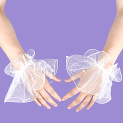 Нарукавники из марлевого кружева для женщин AJEW-WH20018-125A