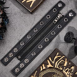 Браслеты из шнура из искусственной кожи в стиле панк BJEW-WH20008-12C