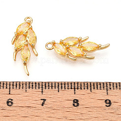 Латунные микро проложить кубического циркония подвески&nbsp;KK-N261-96G