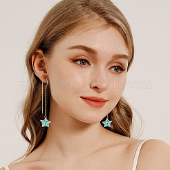 10 шт. латунные серьги-гвоздики KK-BBC0013-76